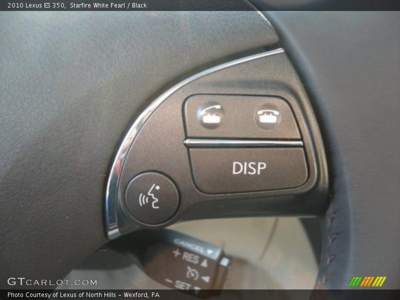 Starfire White Pearl / Black 2010 Lexus ES 350