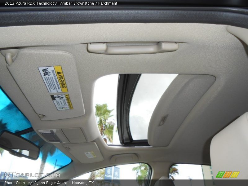 Amber Brownstone / Parchment 2013 Acura RDX Technology