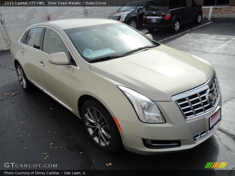 Silver Coast Metallic / Shale/Cocoa 2013 Cadillac XTS FWD