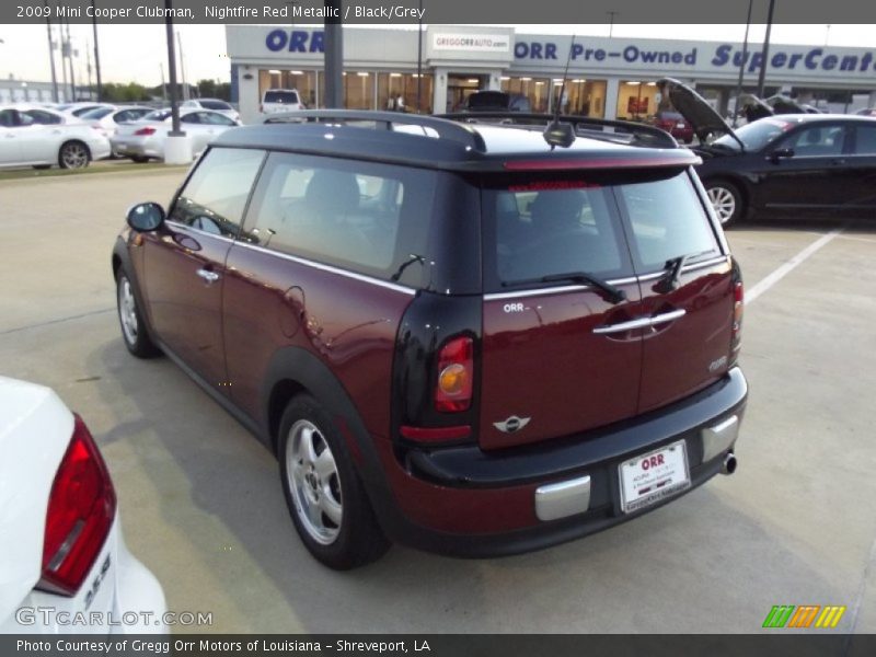 Nightfire Red Metallic / Black/Grey 2009 Mini Cooper Clubman
