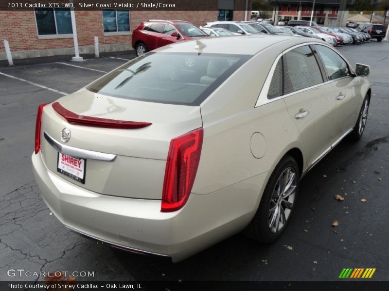 Silver Coast Metallic / Shale/Cocoa 2013 Cadillac XTS FWD