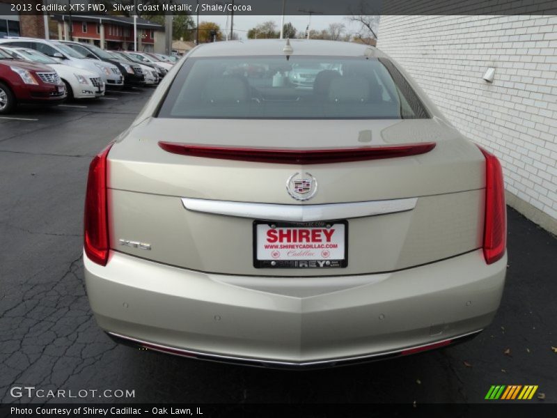 Silver Coast Metallic / Shale/Cocoa 2013 Cadillac XTS FWD