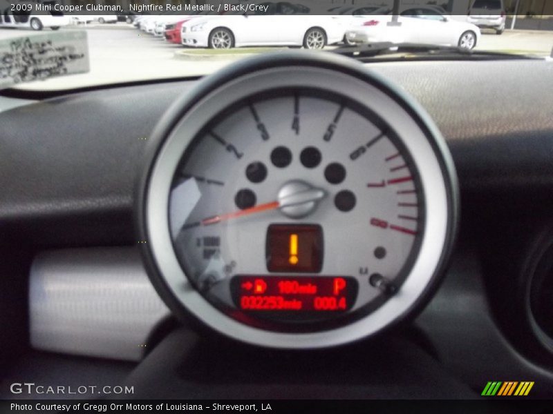 Nightfire Red Metallic / Black/Grey 2009 Mini Cooper Clubman