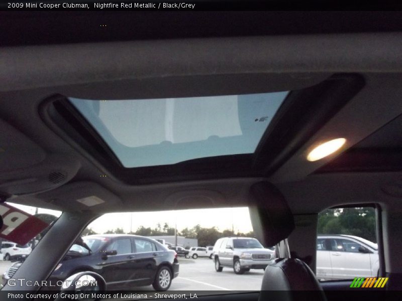 Nightfire Red Metallic / Black/Grey 2009 Mini Cooper Clubman