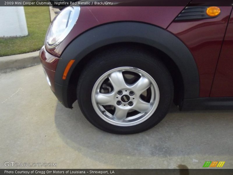 Nightfire Red Metallic / Black/Grey 2009 Mini Cooper Clubman