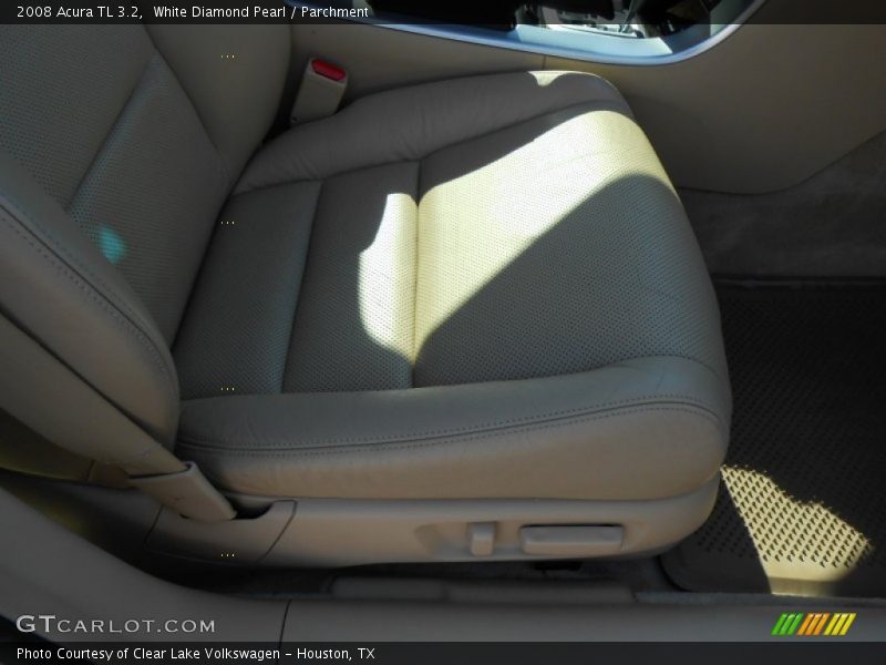 White Diamond Pearl / Parchment 2008 Acura TL 3.2