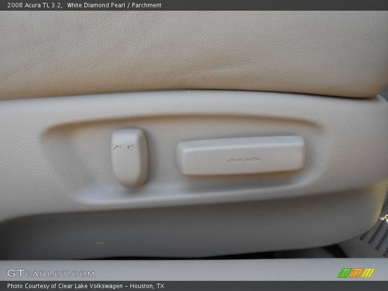 White Diamond Pearl / Parchment 2008 Acura TL 3.2