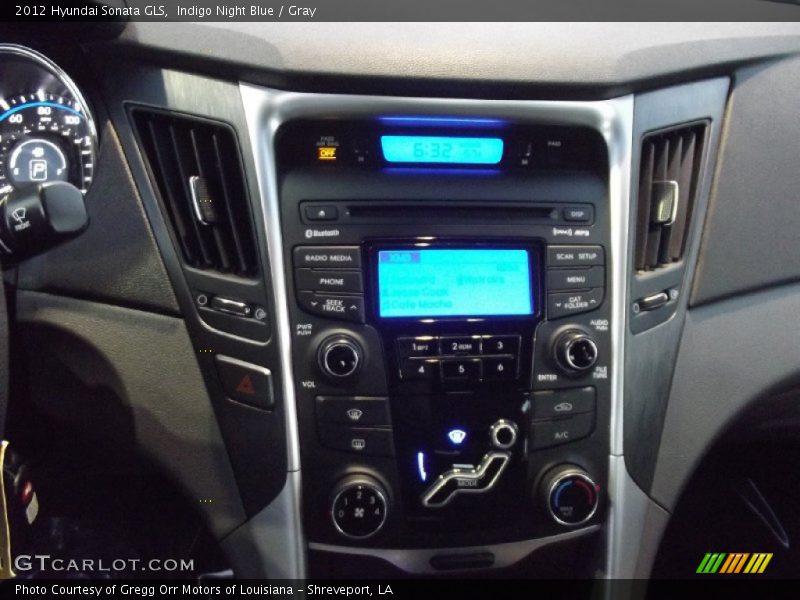 Indigo Night Blue / Gray 2012 Hyundai Sonata GLS