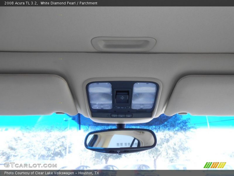 White Diamond Pearl / Parchment 2008 Acura TL 3.2