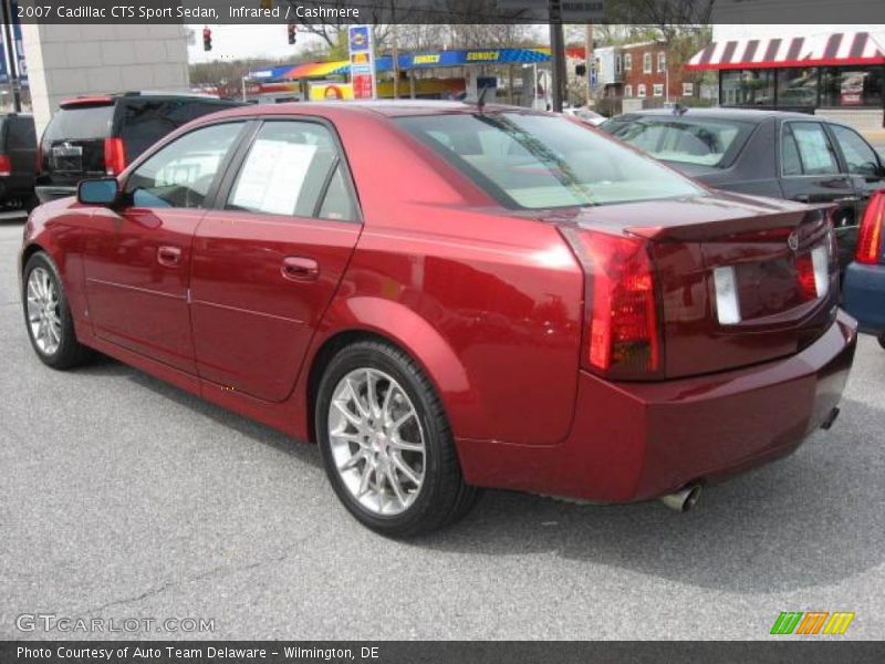 Infrared / Cashmere 2007 Cadillac CTS Sport Sedan