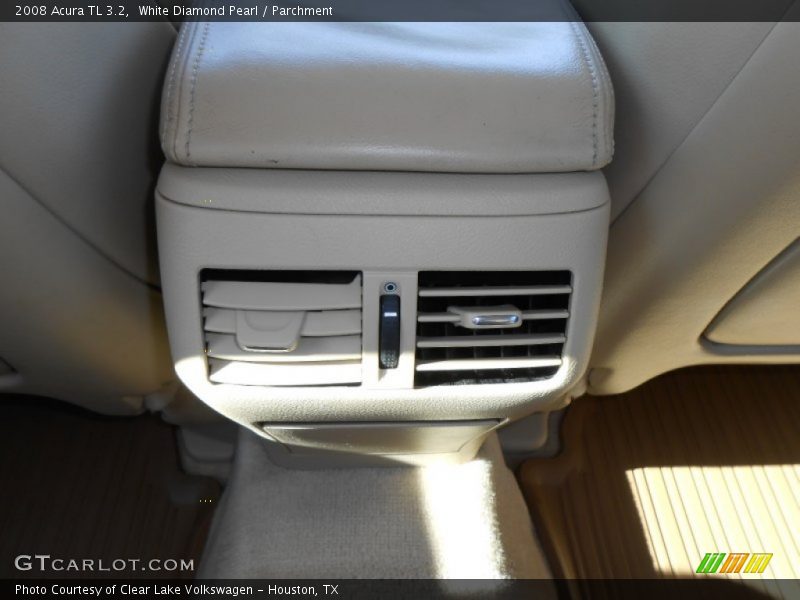 White Diamond Pearl / Parchment 2008 Acura TL 3.2