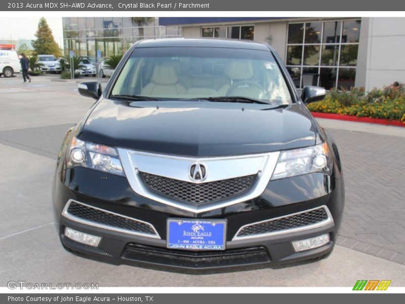 Crystal Black Pearl / Parchment 2013 Acura MDX SH-AWD Advance