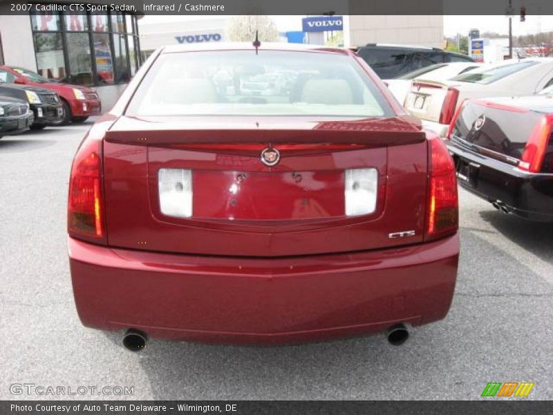 Infrared / Cashmere 2007 Cadillac CTS Sport Sedan