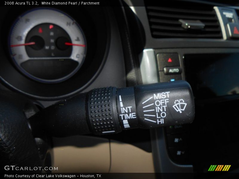 White Diamond Pearl / Parchment 2008 Acura TL 3.2