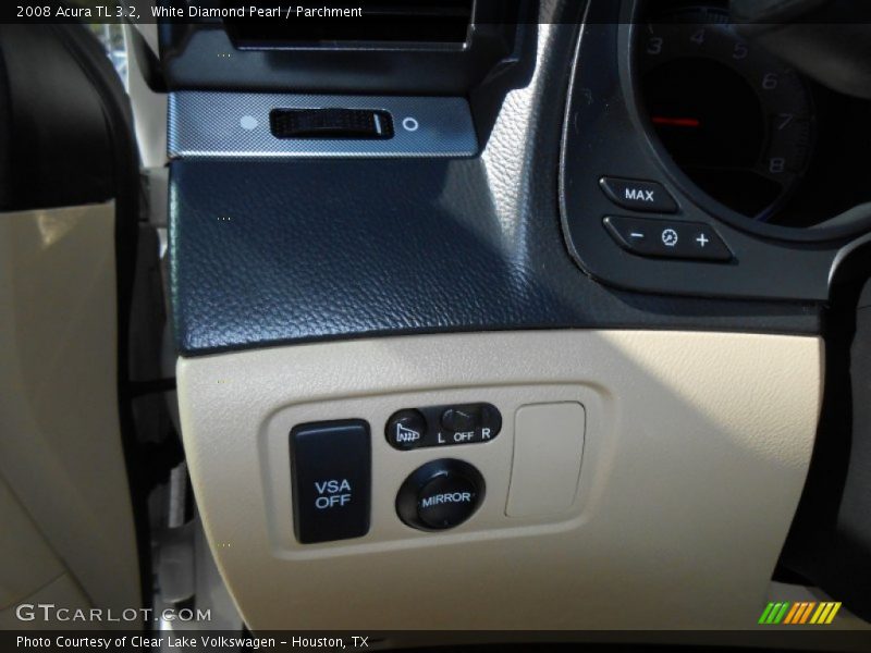 White Diamond Pearl / Parchment 2008 Acura TL 3.2