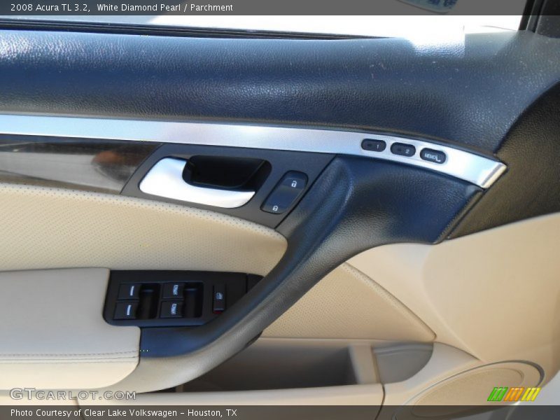 White Diamond Pearl / Parchment 2008 Acura TL 3.2