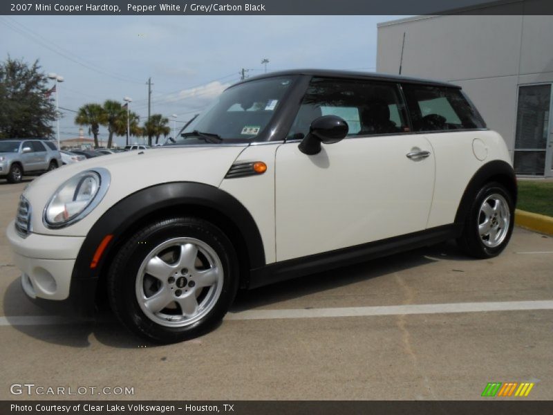 Pepper White / Grey/Carbon Black 2007 Mini Cooper Hardtop