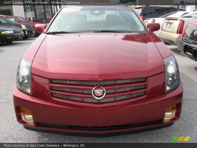 Infrared / Cashmere 2007 Cadillac CTS Sport Sedan