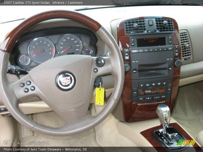 Infrared / Cashmere 2007 Cadillac CTS Sport Sedan