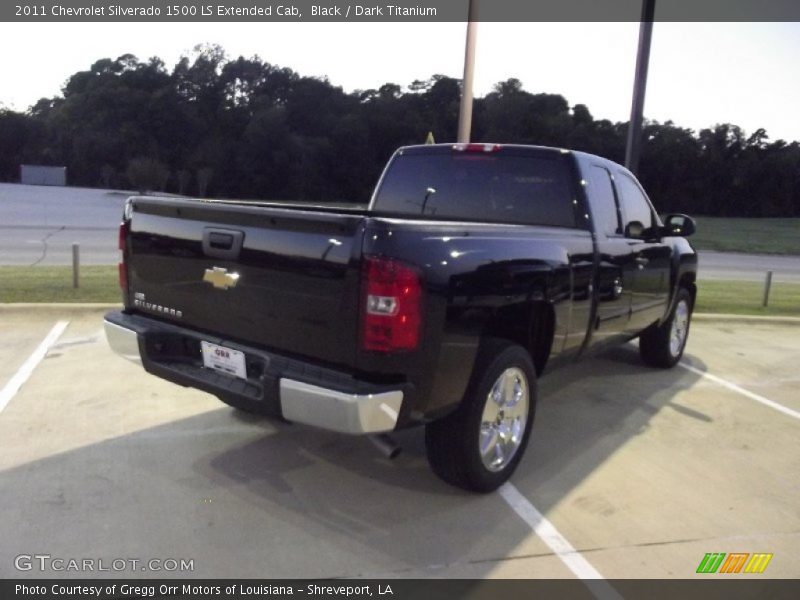 Black / Dark Titanium 2011 Chevrolet Silverado 1500 LS Extended Cab