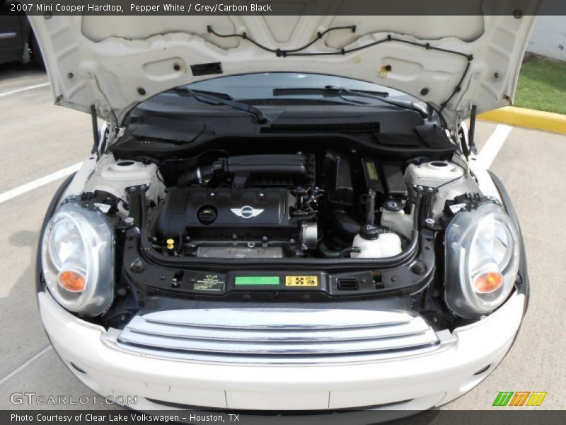 Pepper White / Grey/Carbon Black 2007 Mini Cooper Hardtop