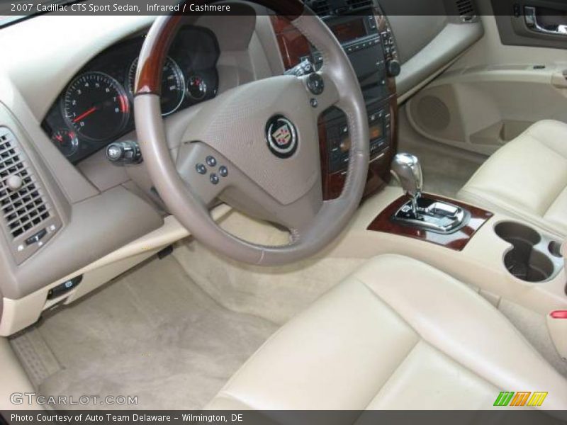 Infrared / Cashmere 2007 Cadillac CTS Sport Sedan