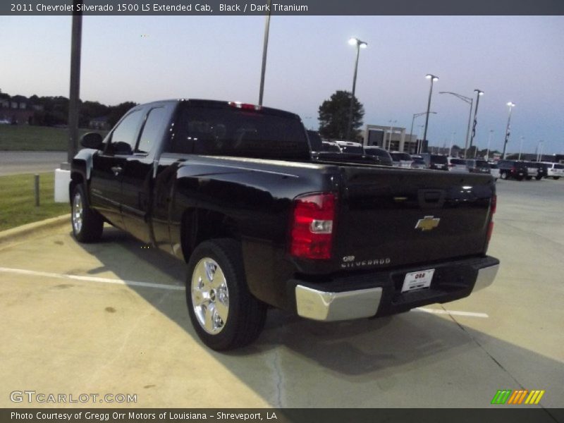 Black / Dark Titanium 2011 Chevrolet Silverado 1500 LS Extended Cab