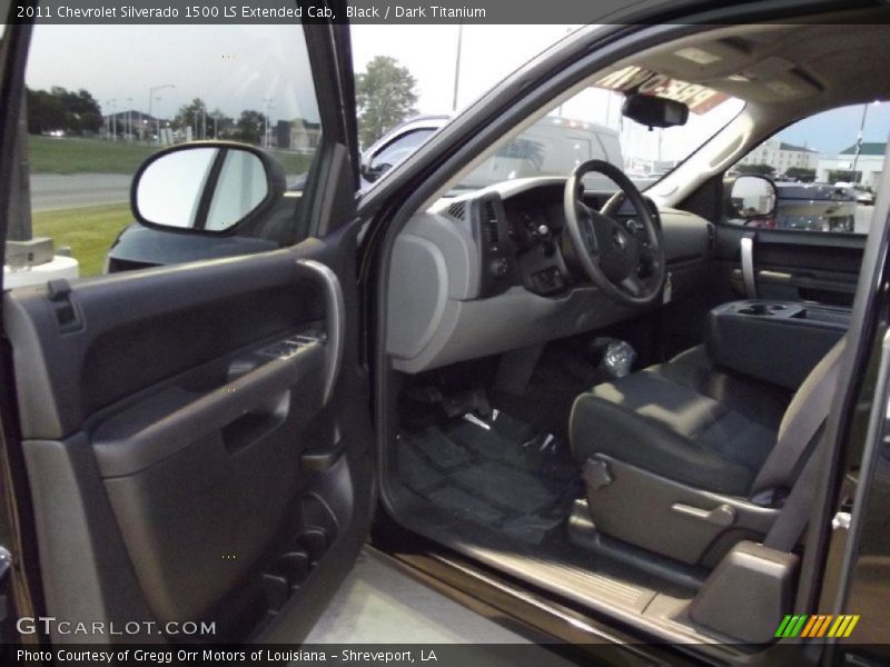 Black / Dark Titanium 2011 Chevrolet Silverado 1500 LS Extended Cab