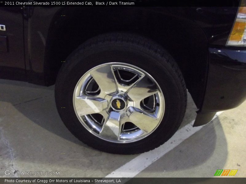 Black / Dark Titanium 2011 Chevrolet Silverado 1500 LS Extended Cab