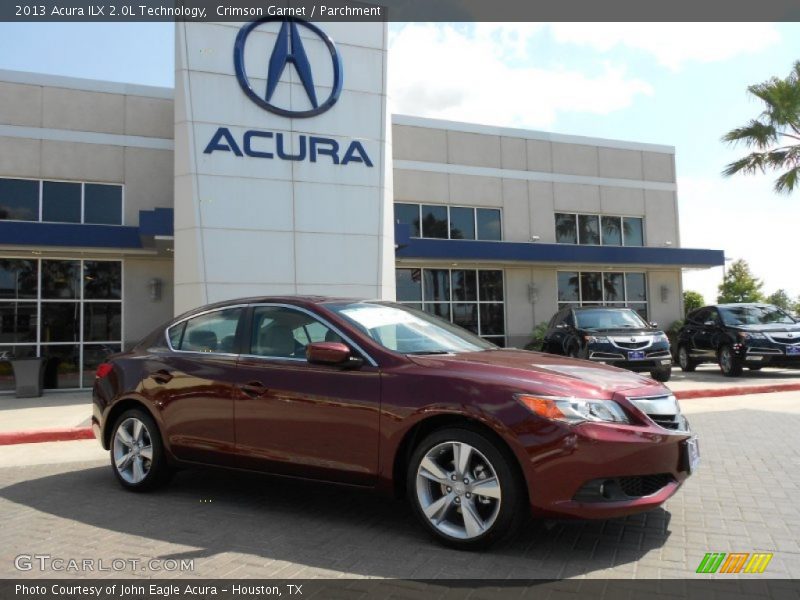 Crimson Garnet / Parchment 2013 Acura ILX 2.0L Technology