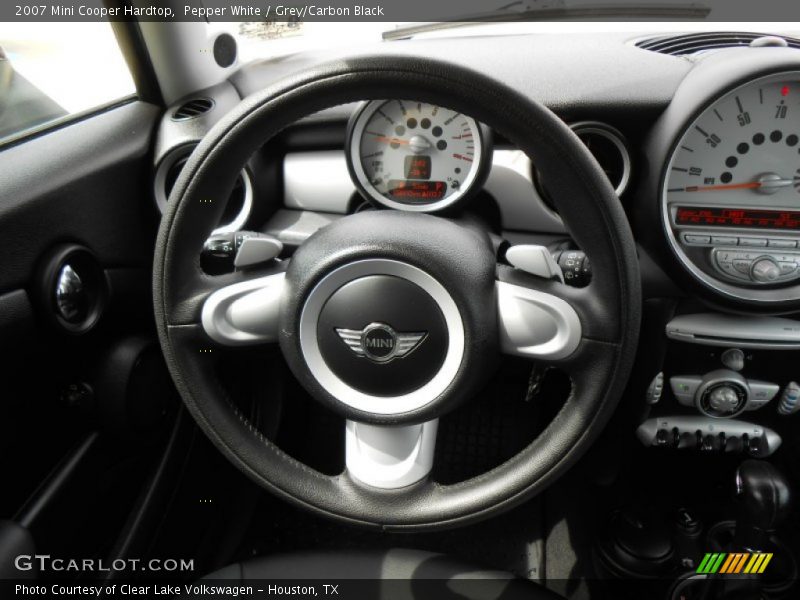 Pepper White / Grey/Carbon Black 2007 Mini Cooper Hardtop