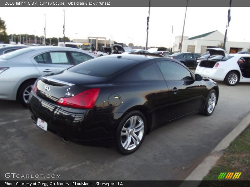 Obsidian Black / Wheat 2010 Infiniti G 37 Journey Coupe
