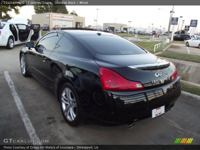 Obsidian Black / Wheat 2010 Infiniti G 37 Journey Coupe