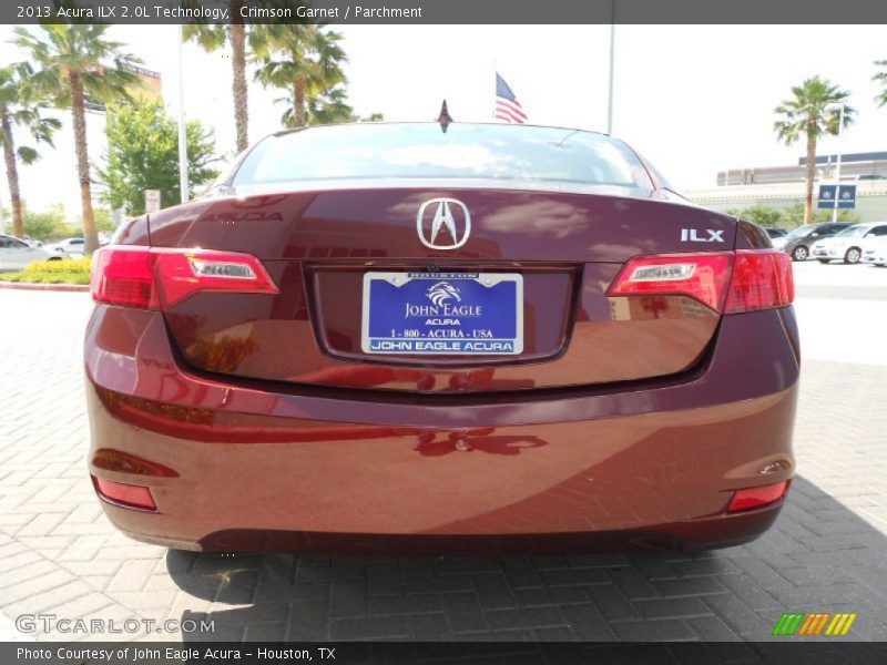 Crimson Garnet / Parchment 2013 Acura ILX 2.0L Technology