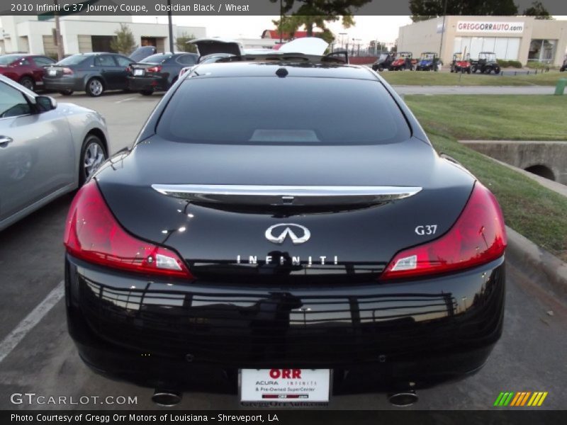 Obsidian Black / Wheat 2010 Infiniti G 37 Journey Coupe