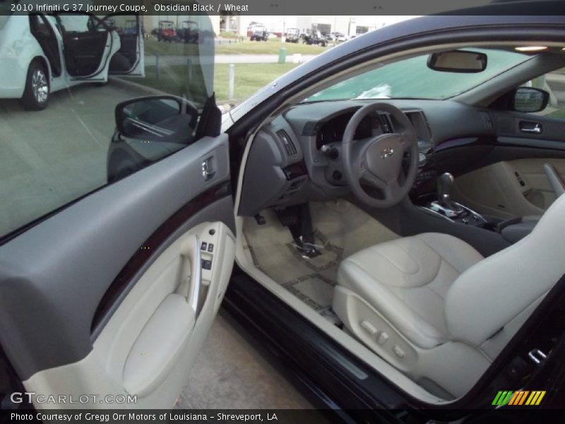 Obsidian Black / Wheat 2010 Infiniti G 37 Journey Coupe
