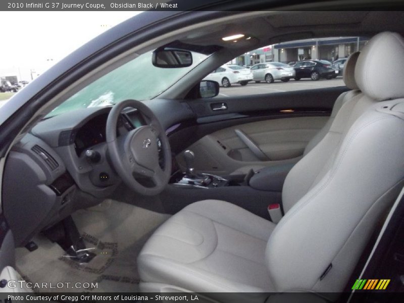 Obsidian Black / Wheat 2010 Infiniti G 37 Journey Coupe