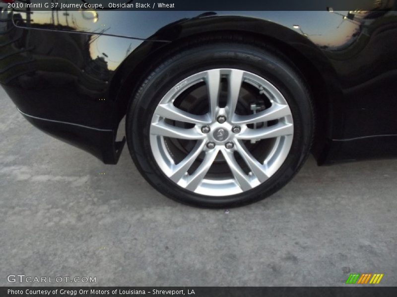 Obsidian Black / Wheat 2010 Infiniti G 37 Journey Coupe