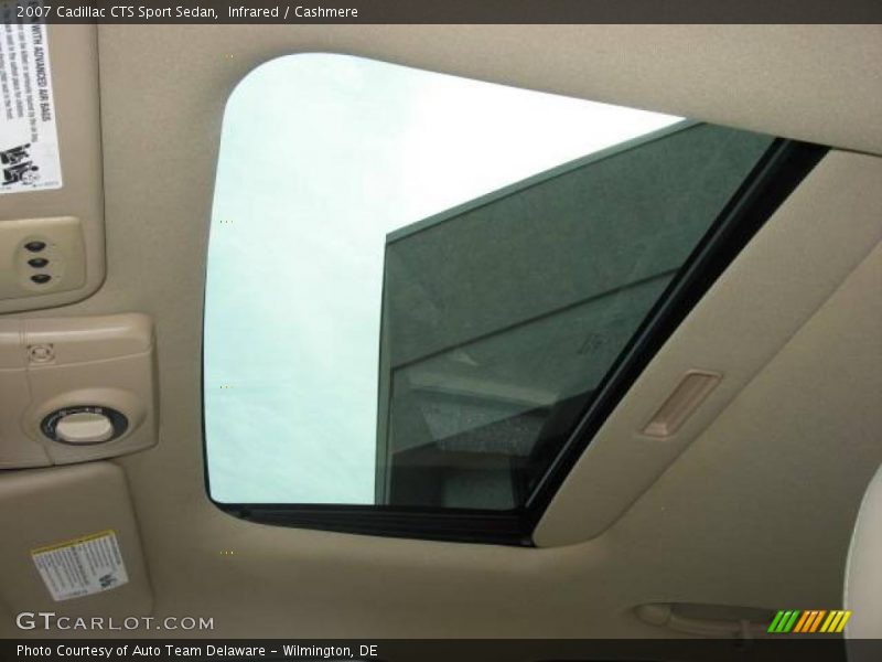 Infrared / Cashmere 2007 Cadillac CTS Sport Sedan