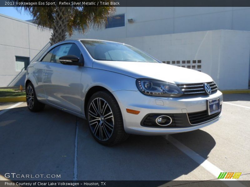 Reflex Silver Metallic / Titan Black 2013 Volkswagen Eos Sport