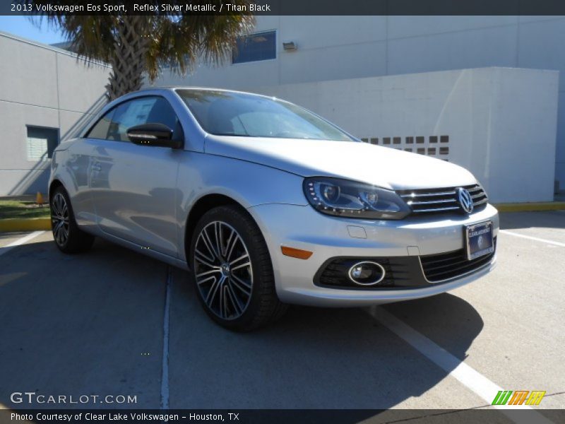 Reflex Silver Metallic / Titan Black 2013 Volkswagen Eos Sport