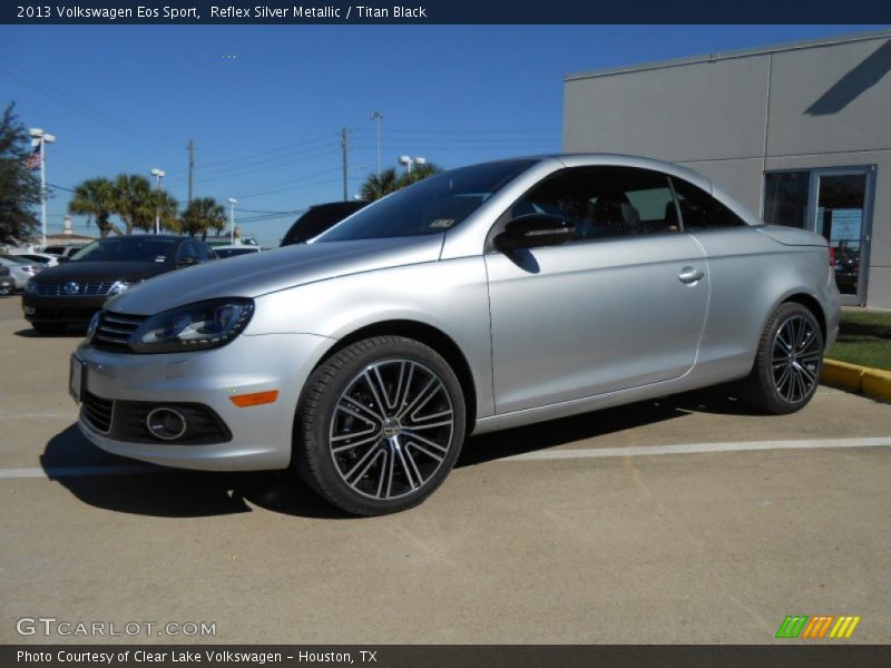 Reflex Silver Metallic / Titan Black 2013 Volkswagen Eos Sport