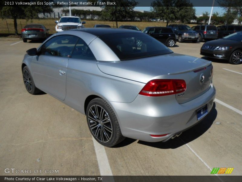 Reflex Silver Metallic / Titan Black 2013 Volkswagen Eos Sport