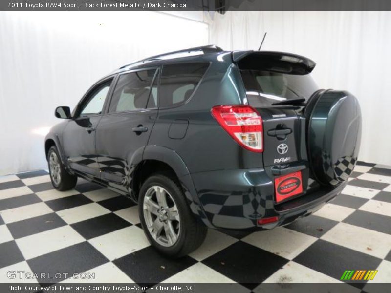 Black Forest Metallic / Dark Charcoal 2011 Toyota RAV4 Sport