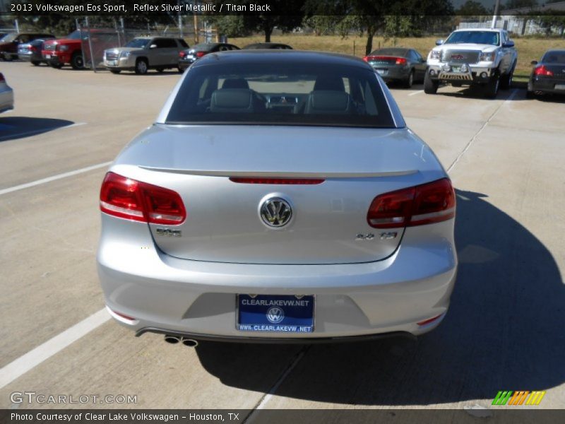 Reflex Silver Metallic / Titan Black 2013 Volkswagen Eos Sport