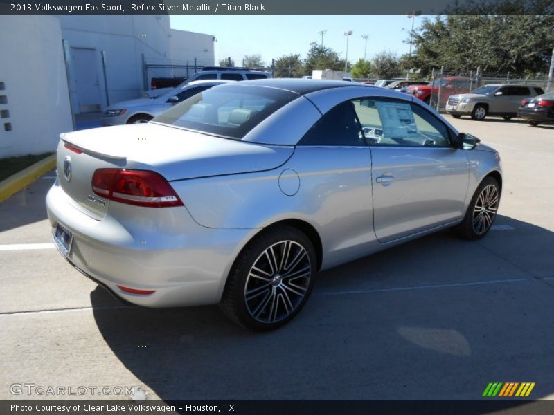 Reflex Silver Metallic / Titan Black 2013 Volkswagen Eos Sport