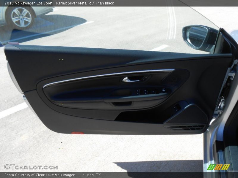 Reflex Silver Metallic / Titan Black 2013 Volkswagen Eos Sport