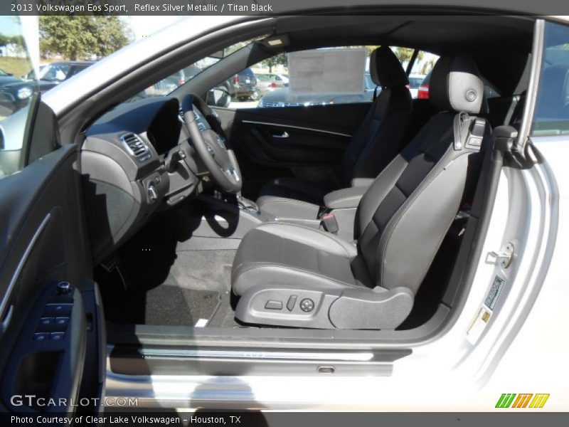Reflex Silver Metallic / Titan Black 2013 Volkswagen Eos Sport