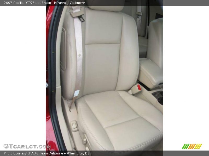 Infrared / Cashmere 2007 Cadillac CTS Sport Sedan