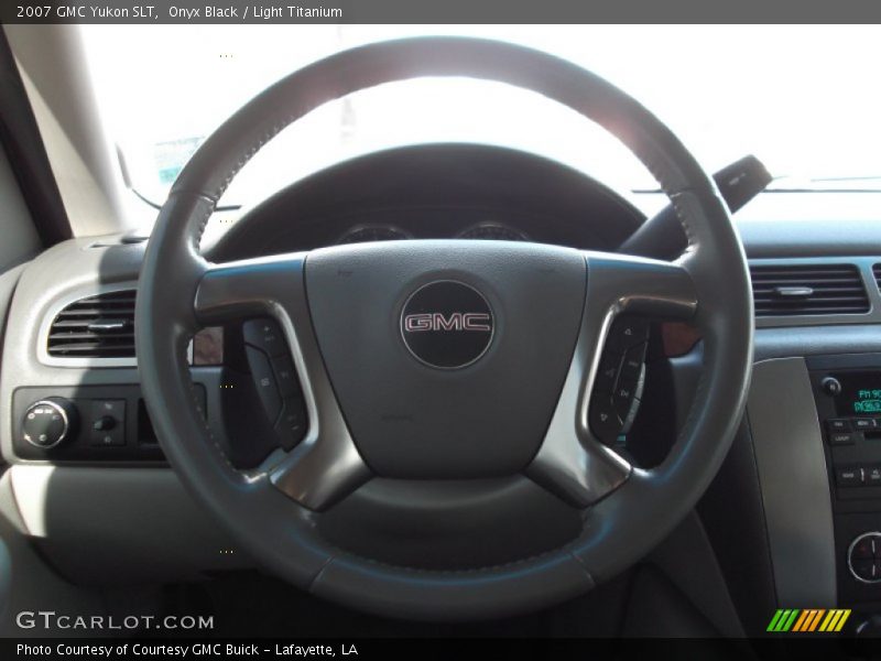 Onyx Black / Light Titanium 2007 GMC Yukon SLT